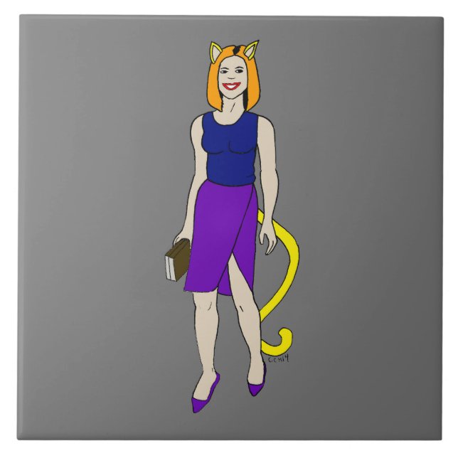 Carreau catgirl (Devant)