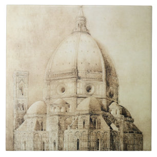 Carreau Cathédrale de Florence de l'est, des 'fragments