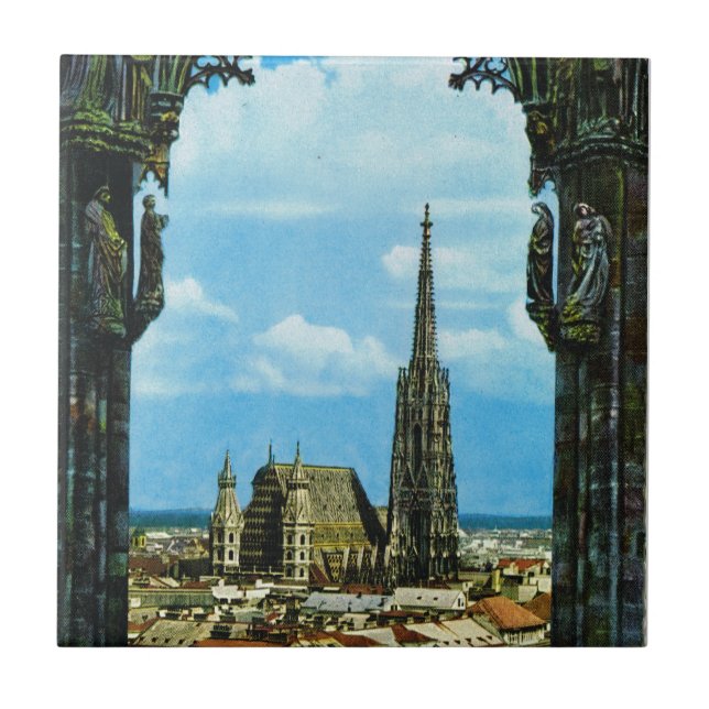 Carreau Cathédrale de l'Autriche, Vienne, St Stephen (Devant)