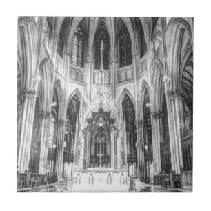Carreau Cathédrale gothique religieuse vintage d'église
