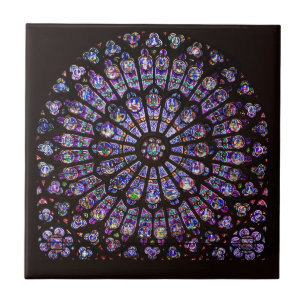 Carreau Cathédrale Notre-Dame de Paris Rose