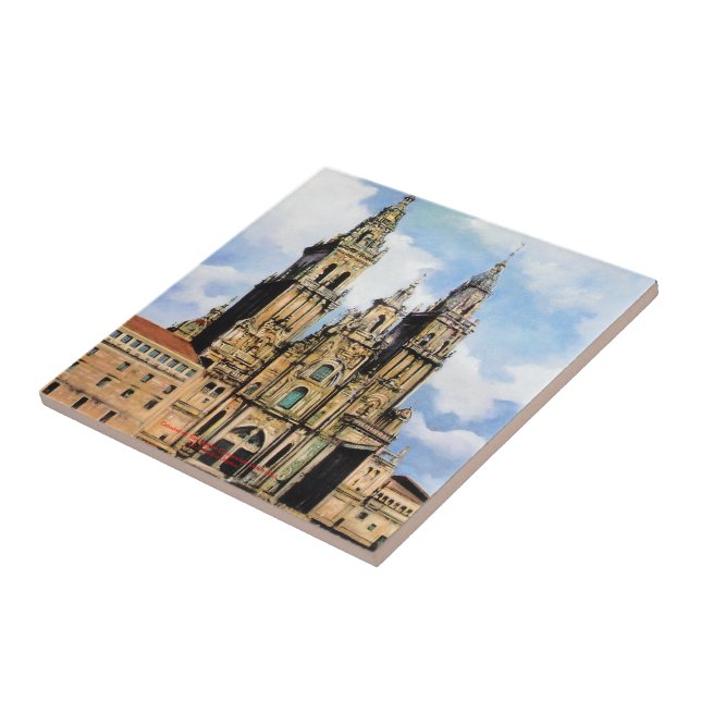 Carreau Cathédrale Santiago de Compostela (A La Corogne) (Côté)