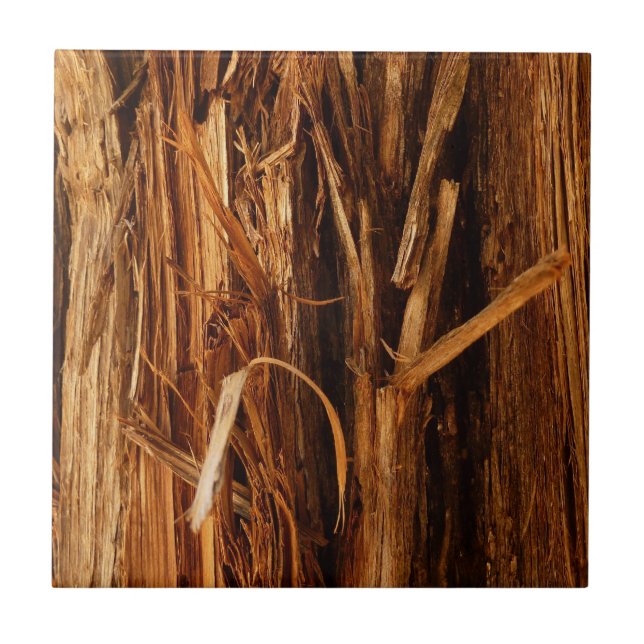 Carreau Cèdre texturé en écorce de bois (Devant)