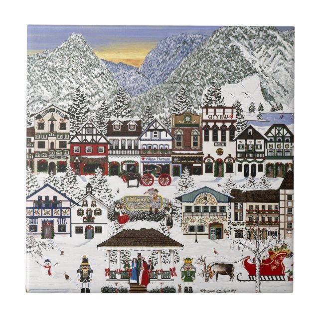 Carreau Célébration des vacances à Leavenworth (Devant)