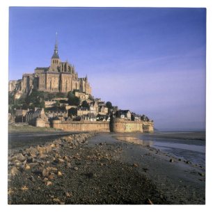 Carreau Célèbre forteresse de l'île du Mont-Saint-Michel à