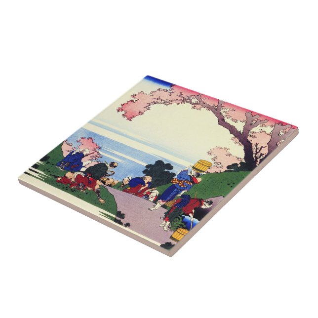 Carreau Cent poèmes expliqués par l'infirmière Hokusai (Côté)