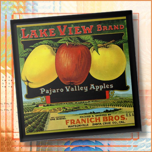 Carreau CERAMIC TILE - "Lake View" - Crate label (Créateur téléchargé)