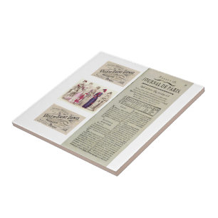 Carreau Ceramic Tile Paris France Newspaper