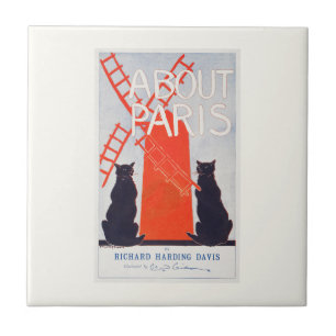 CARREAU CÉRAMIQUE: A PROPOS DE PARIS POSTER VINTA
