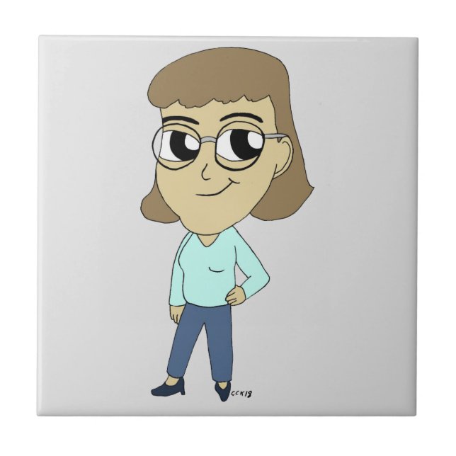 Carreau céramique de chibi (Devant)