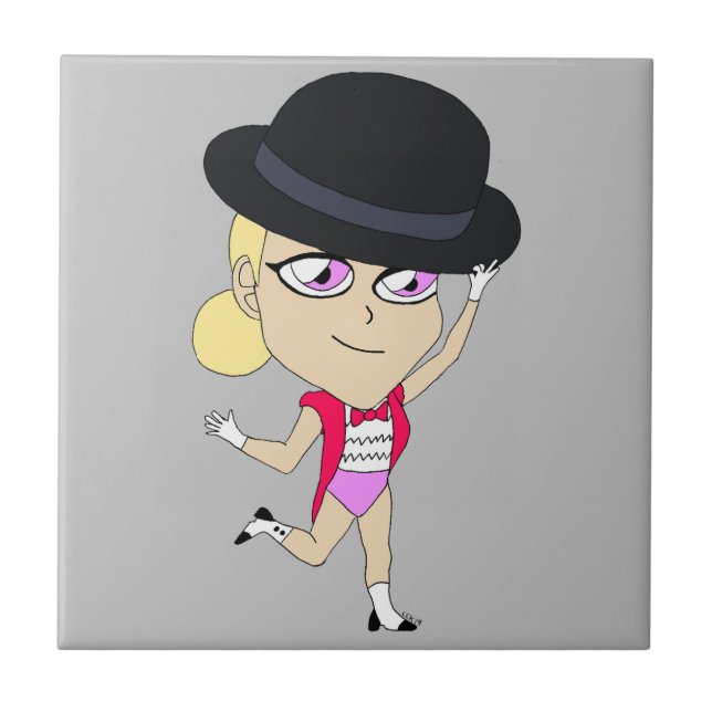 Carreau céramique de chibi (Devant)