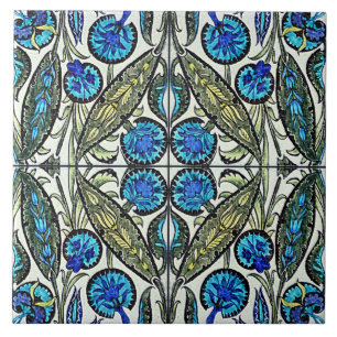 Carreau Céramique de William De Morgan Victorian