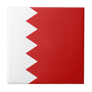 Carreau céramique du drapeau de Bahreïn