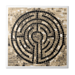 Carreau céramique LABYRINTH V 4,25 x 4,25 - Blanc