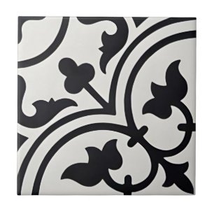 Carreau céramique peinte à la main motifs floraux modernes