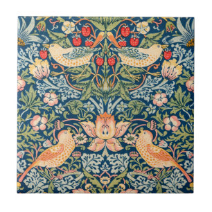 CARREAU CÉRAMIQUE: STRAWBERRY THEVES : WILLIAM MOR