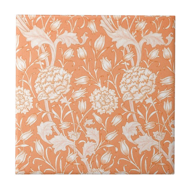 CARREAU CÉRAMIQUE: WILLIAM MORRIS : TULIP SAUVAGE (Devant)