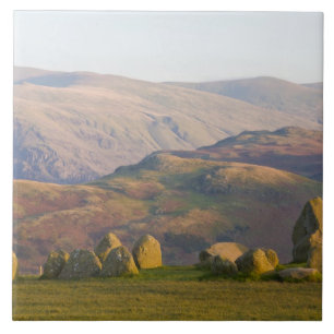 Carreau Cercle de pierre de Castlerigg, district de Lake, 