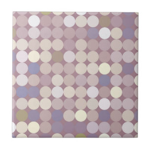 Carreau Cercles de tissu motif abstrait