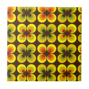 Carreau Cercles psychédéliques