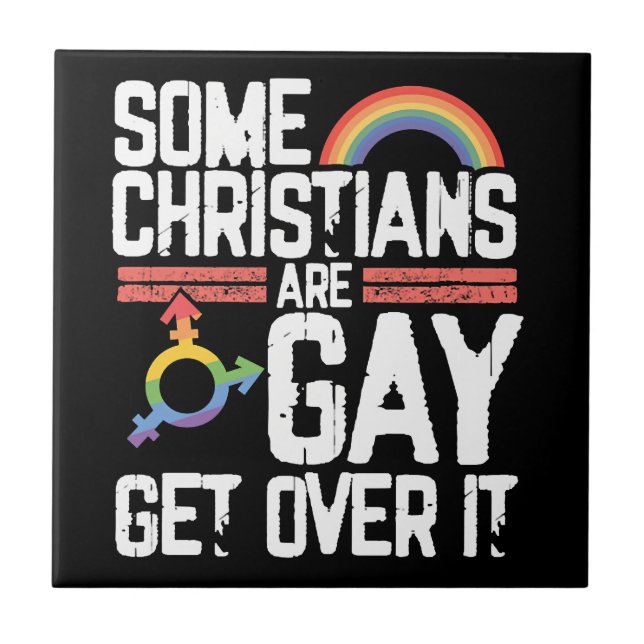 Carreau Certains chrétiens sont gays, passez à autre chose (Devant)