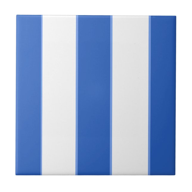Carreau Cerulean et blanc (Devant)