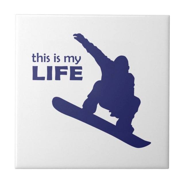 Carreau C'Est Ma Vie (Snowboard) (Devant)