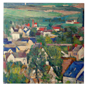 Carreau Cezanne - Auvers, Vue panoramique,