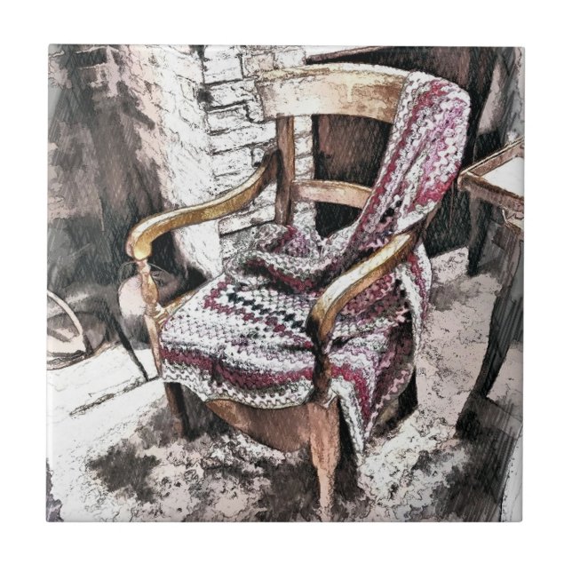 CARREAU CHAISE VICTORIENNE (Devant)