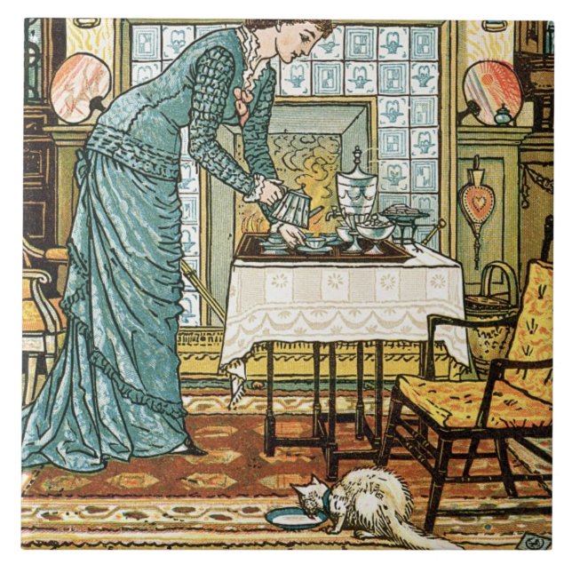 Carreau Chamber de ma Madame, frontispice 'au beau de (Devant)