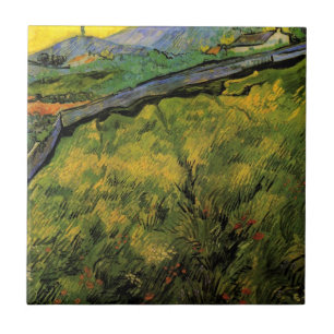 Carreau Champ de blé de printemps, Sunrise par Vincent van
