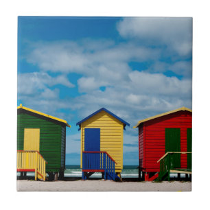 Carreau Changement de décors. Plage de Muizenberg, Le Cap