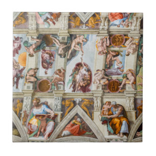 Carreau Chapelle Sixtine Michelangelo - Vatican, Rome, Ita