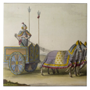 Carreau Char chinois antique de guerre, de 'Le Costume