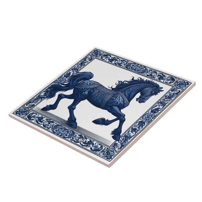 Carreau Chargeur céleste : Splendor Floral (Côté)