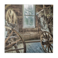 Chariot couvert, roue de chariot en bois