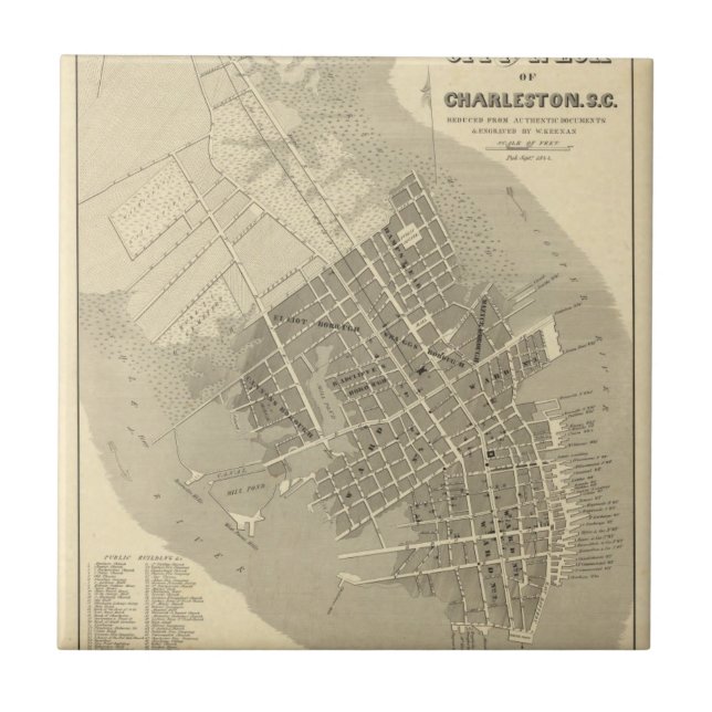 Carreau Charleston, la Caroline du Sud (Devant)