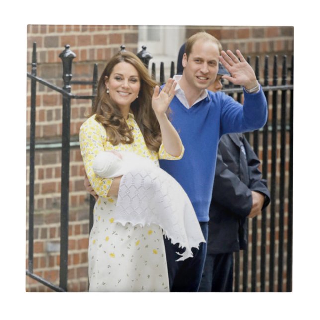 Carreau Charlotte Elizabeth Diana - Royals britanniques (Devant)