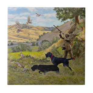 Carreau Chasse à la perdrix de Chukar