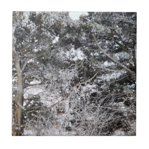 Carreau Chasse au Camouflage Motif de neige 4