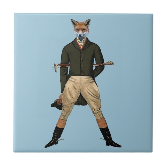 Carreau Chasse de renard vintage (Devant)