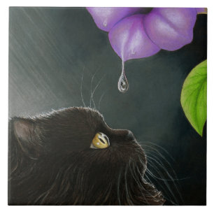 Carreau Chat 514 Perse Noir