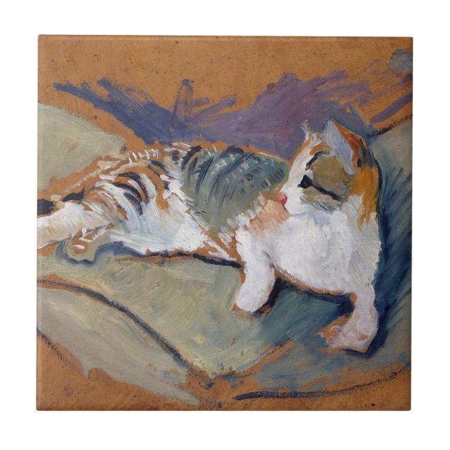 Carreau Chat, Août Carrelage en céramique Macke (Devant)