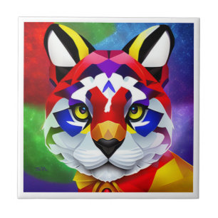 Carreau Chat d'Alexandre petite tuile blanche