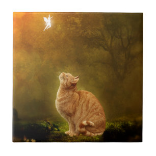 Carreau Chat et fée