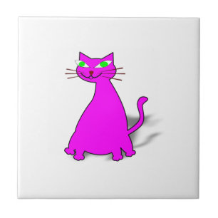 Carreau Chat gras rose