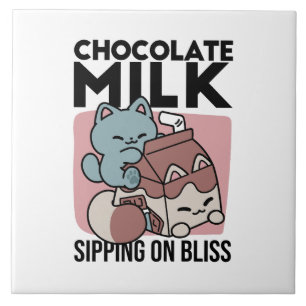 Carreau Chat Mignon Lait Chocolat – Boisson Confortable et