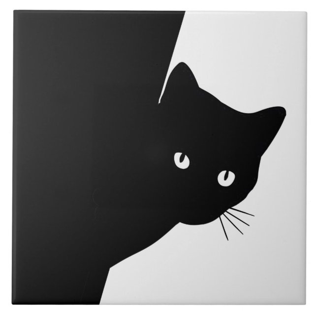 Carreau Chat noir (Devant)