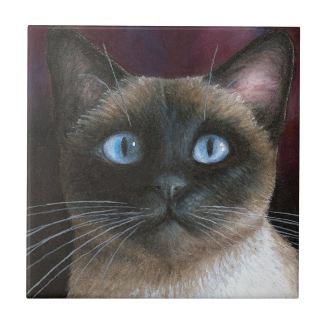 Carreau Chat Siamais 548 (Devant)