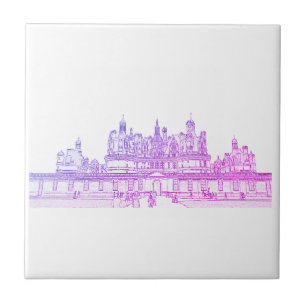 Carreau Château de Chambord Architecture France Sketch